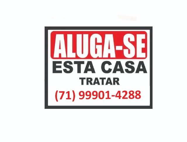 SERRINHA-BA - ALUGO CASA 3 QUARTOS COM SUITE, no Centro. 