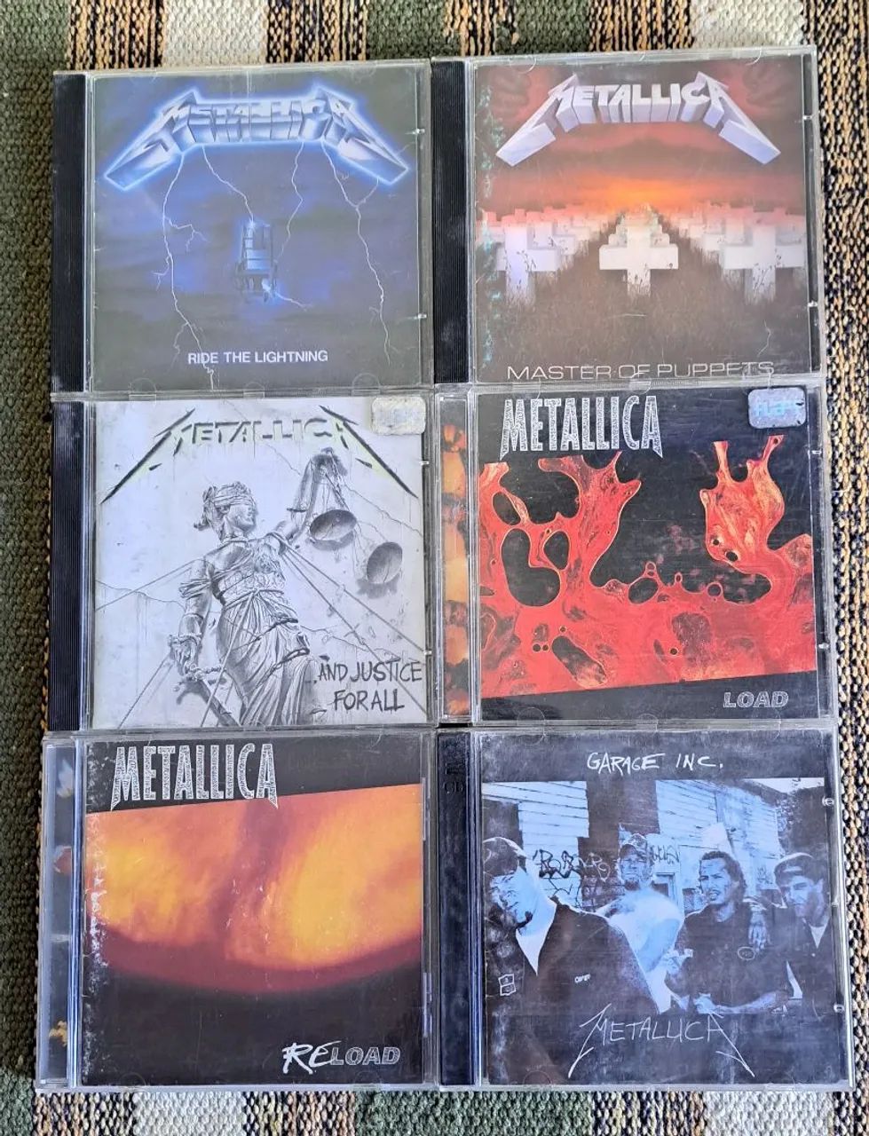CDs ds banda Metallica 