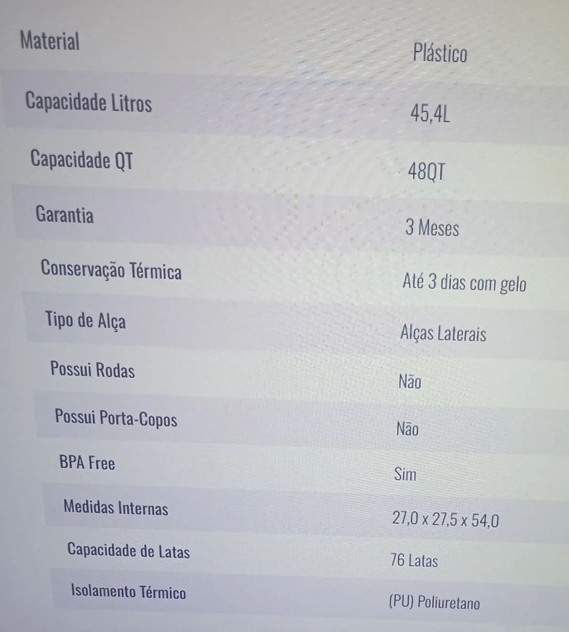 Caixa térmica 48 litros - Foto 5