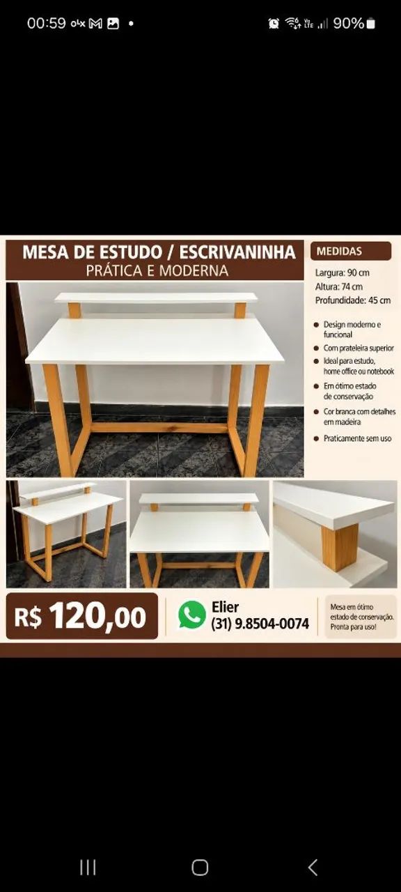 Mesa de Estudo