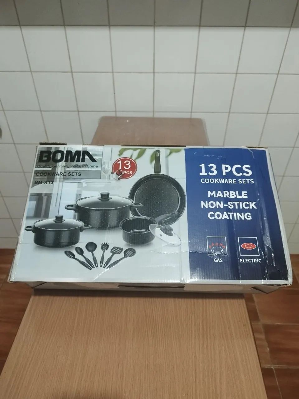 Jogo de Panelas Teflon Gás e Indução com 13 Peças. - Foto 2