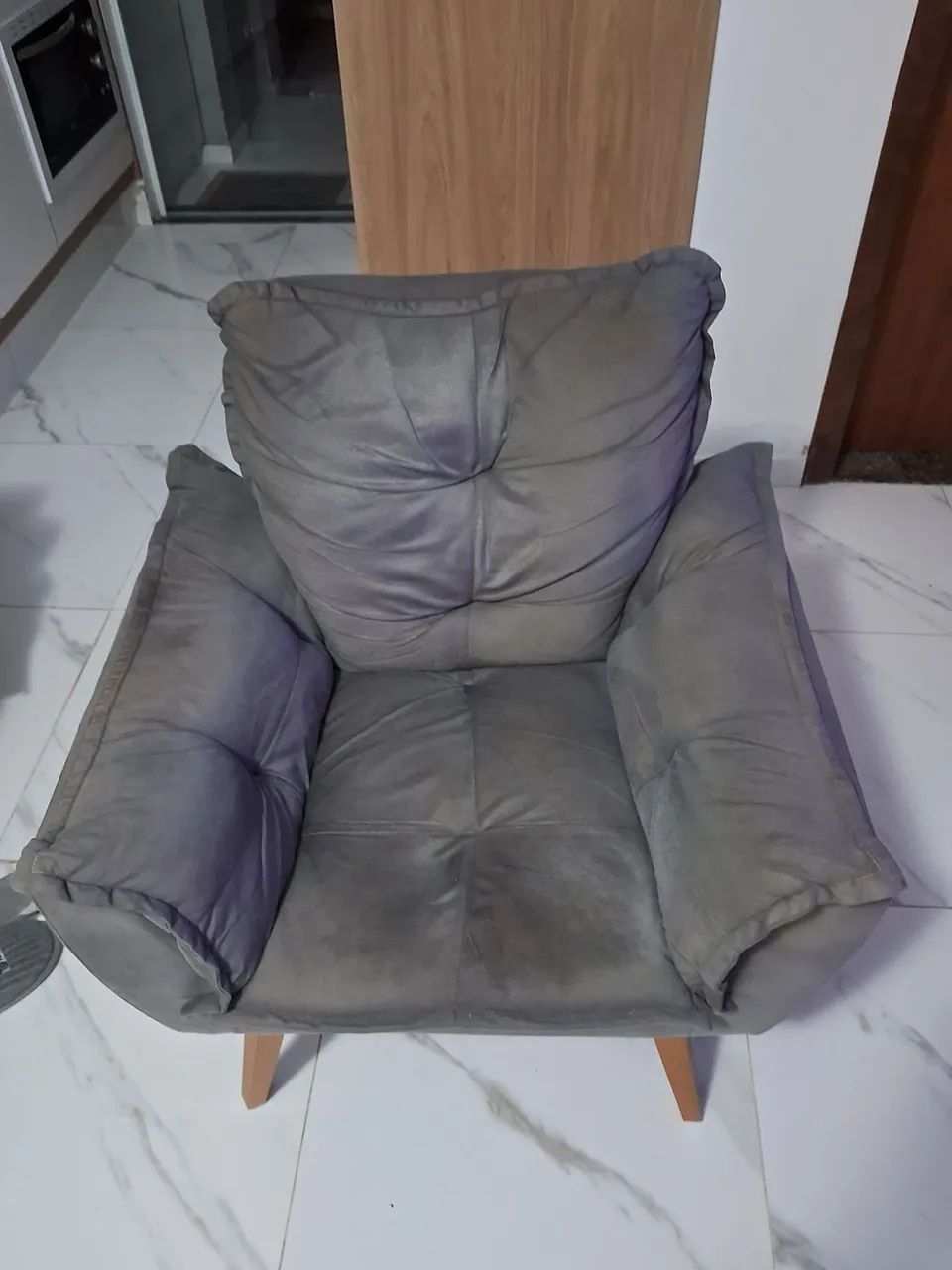 POLTRONA OPALA CINZA - Foto 2