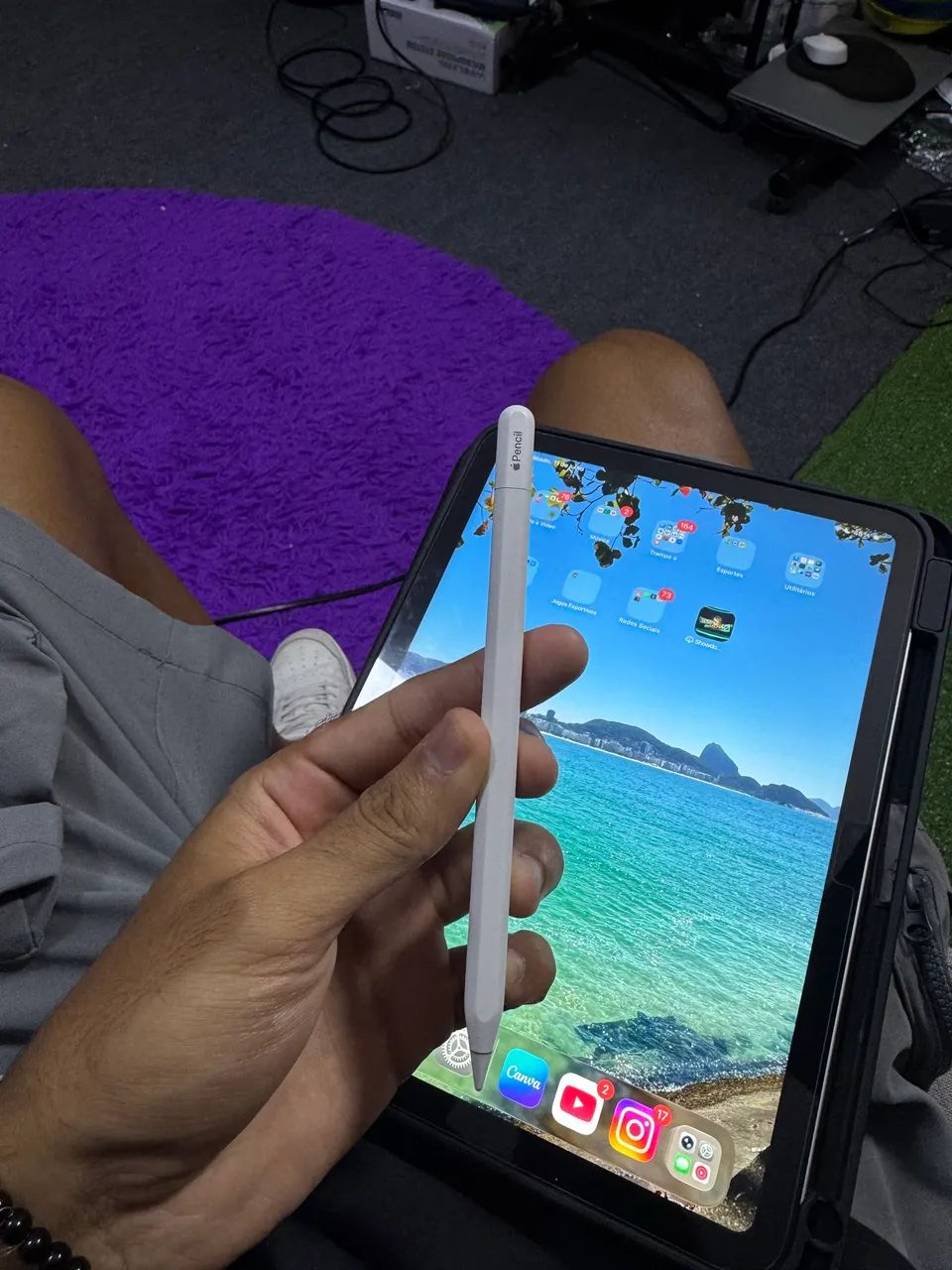 APPLE PENCIL - CANETA IPAD - Foto 5