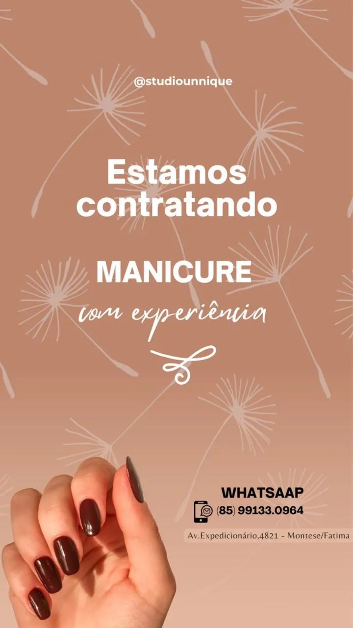 Contrata se manicure 