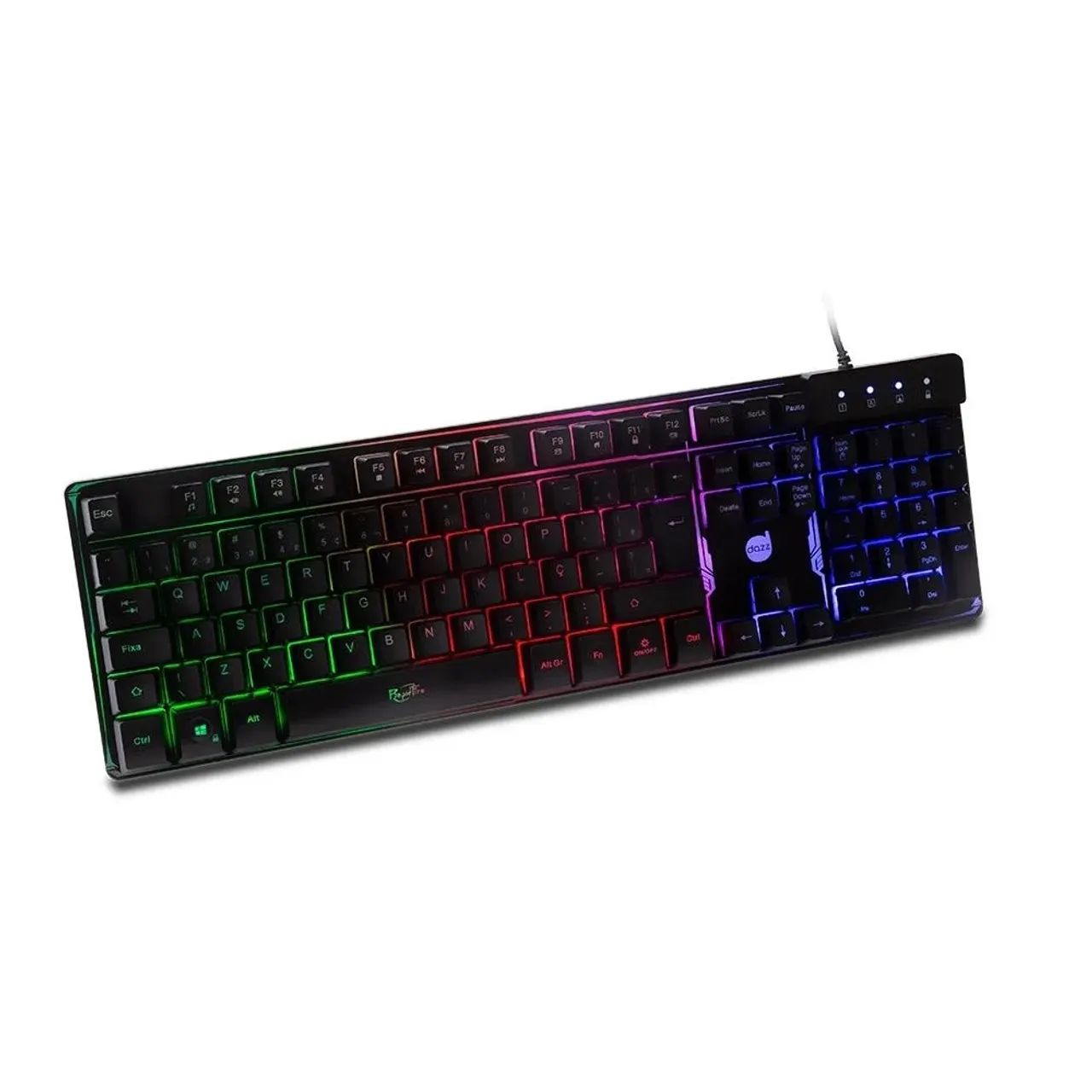 Teclado gamer mecânico dazz rapidfire - Foto 3