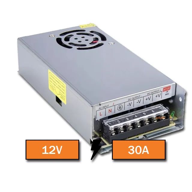 Fonte Chaveada Estabilizada 12v 30 Amperes