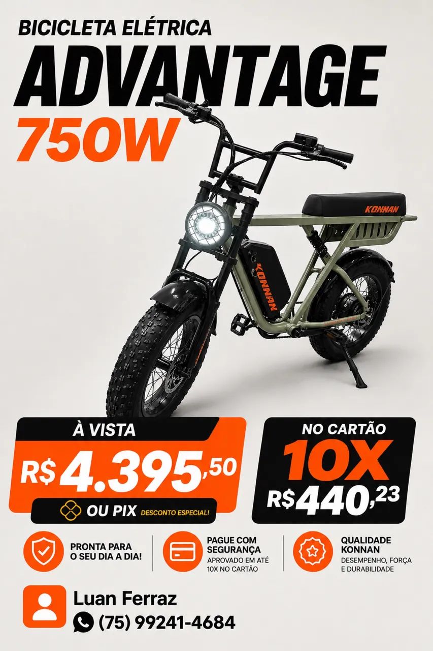 Bicicleta elétrica 