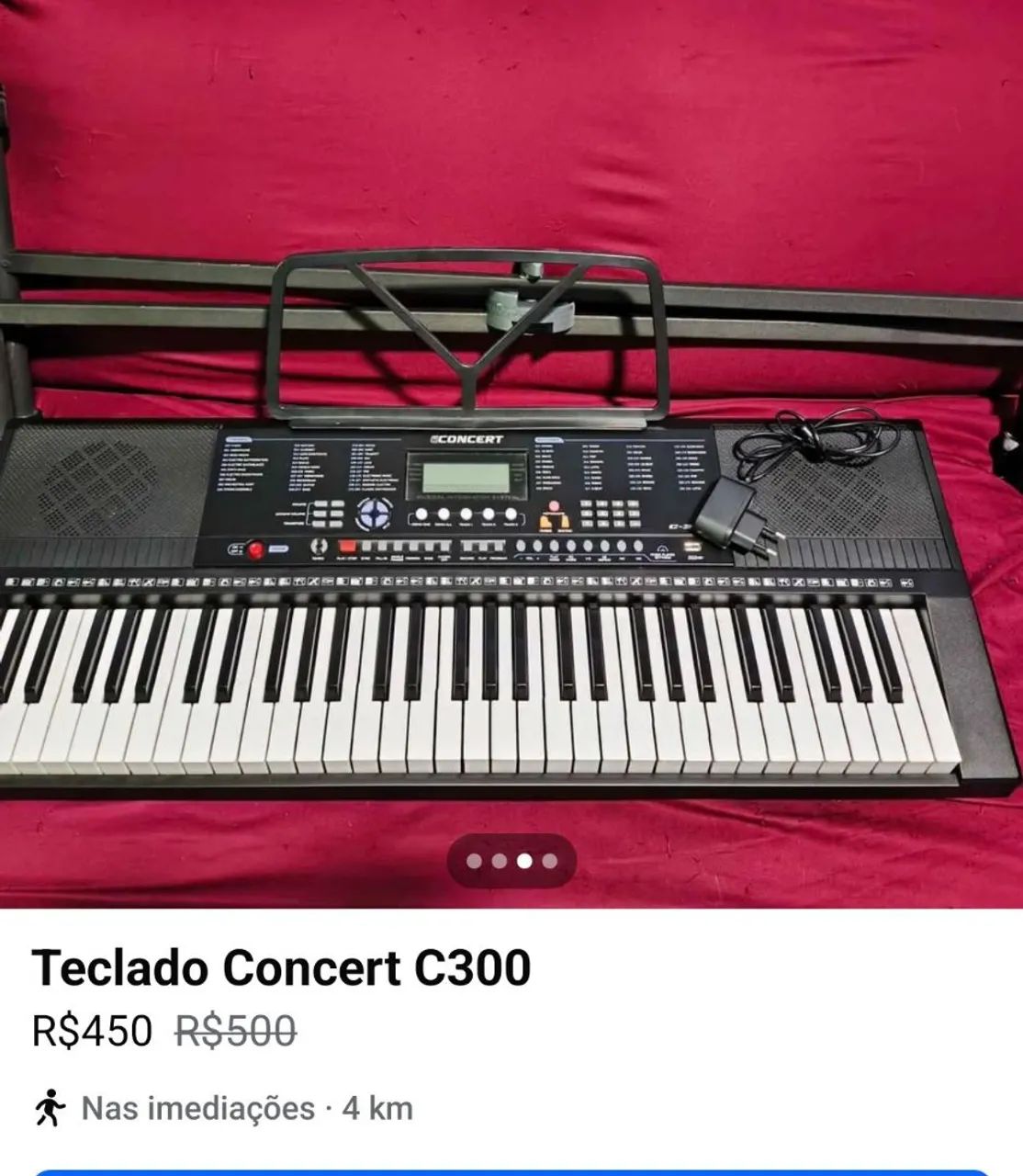 Teclado Concert C300