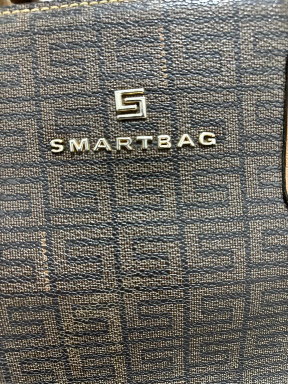 Bolsa Feminina Monograma em Couro  - Smartbag - Foto 3