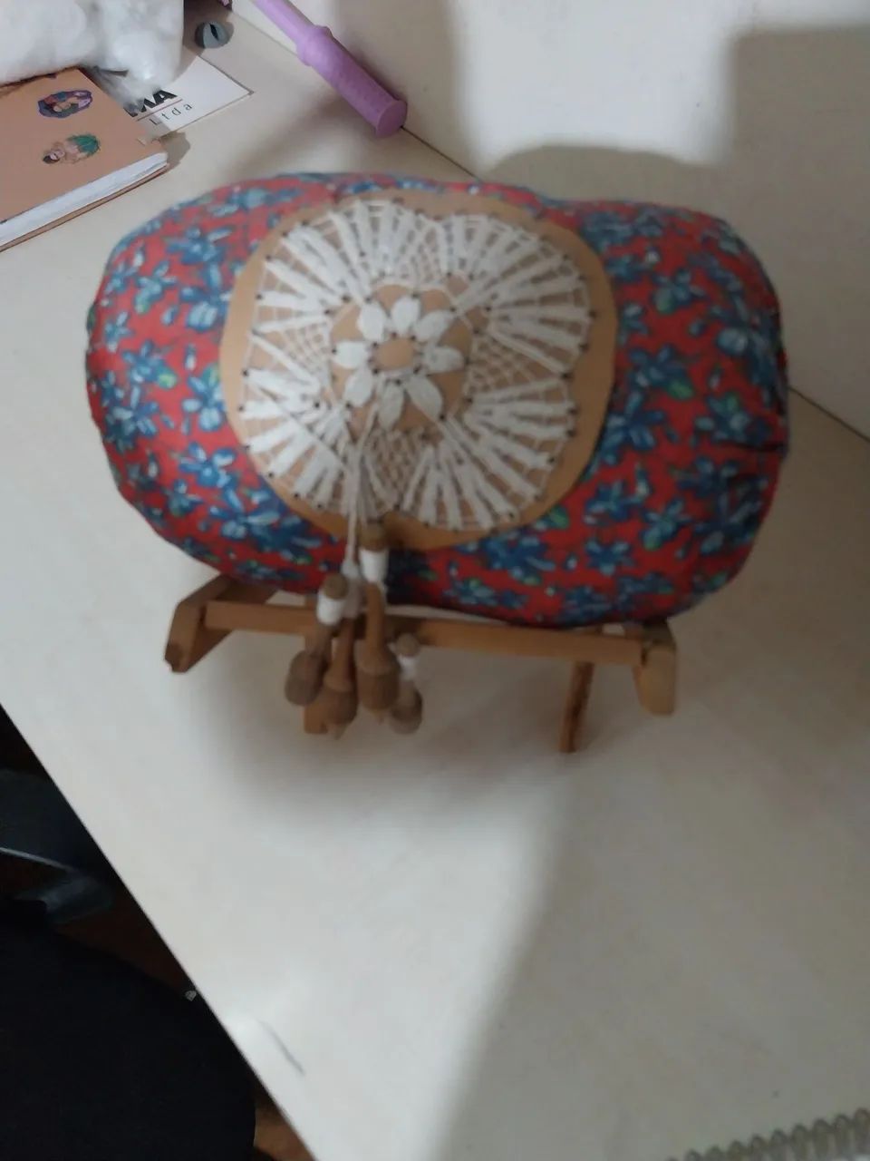 Almofada Renda de Bilro de Decoração  - Foto 5