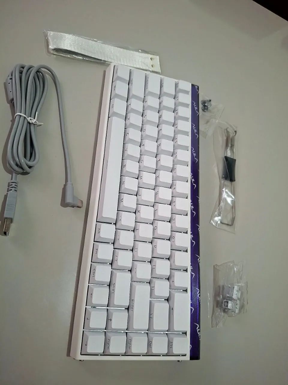 ? Teclado AULA Hero 68HE Magnético - NOVO ? - Foto 4