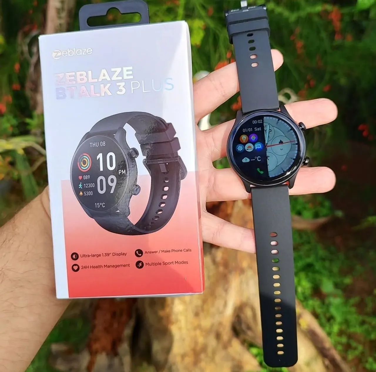 Smartwatch Zeblaze Btalk 3 Plus Relógio Inteligente Bluetooth  - Foto 2
