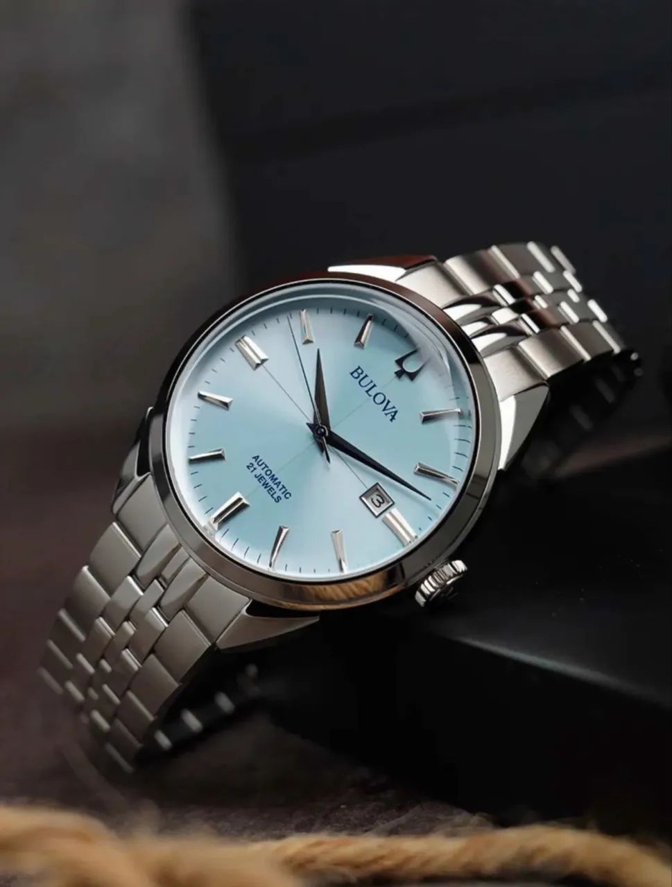 Relogio Bulova Surveyour Automático Azul Lacrado  - Foto 2