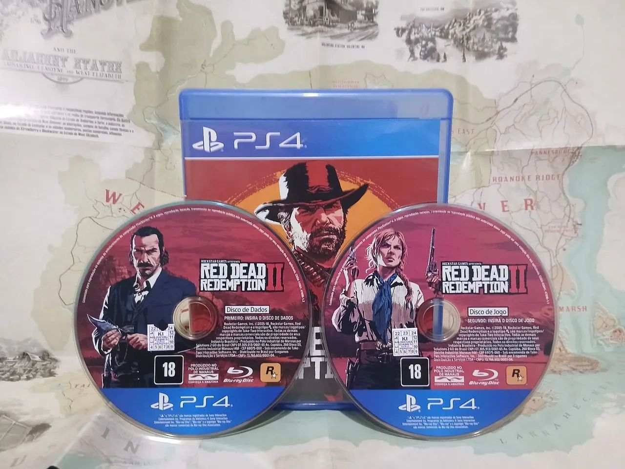 Red Dead Redemption 2 (com mapa) jogo ps4