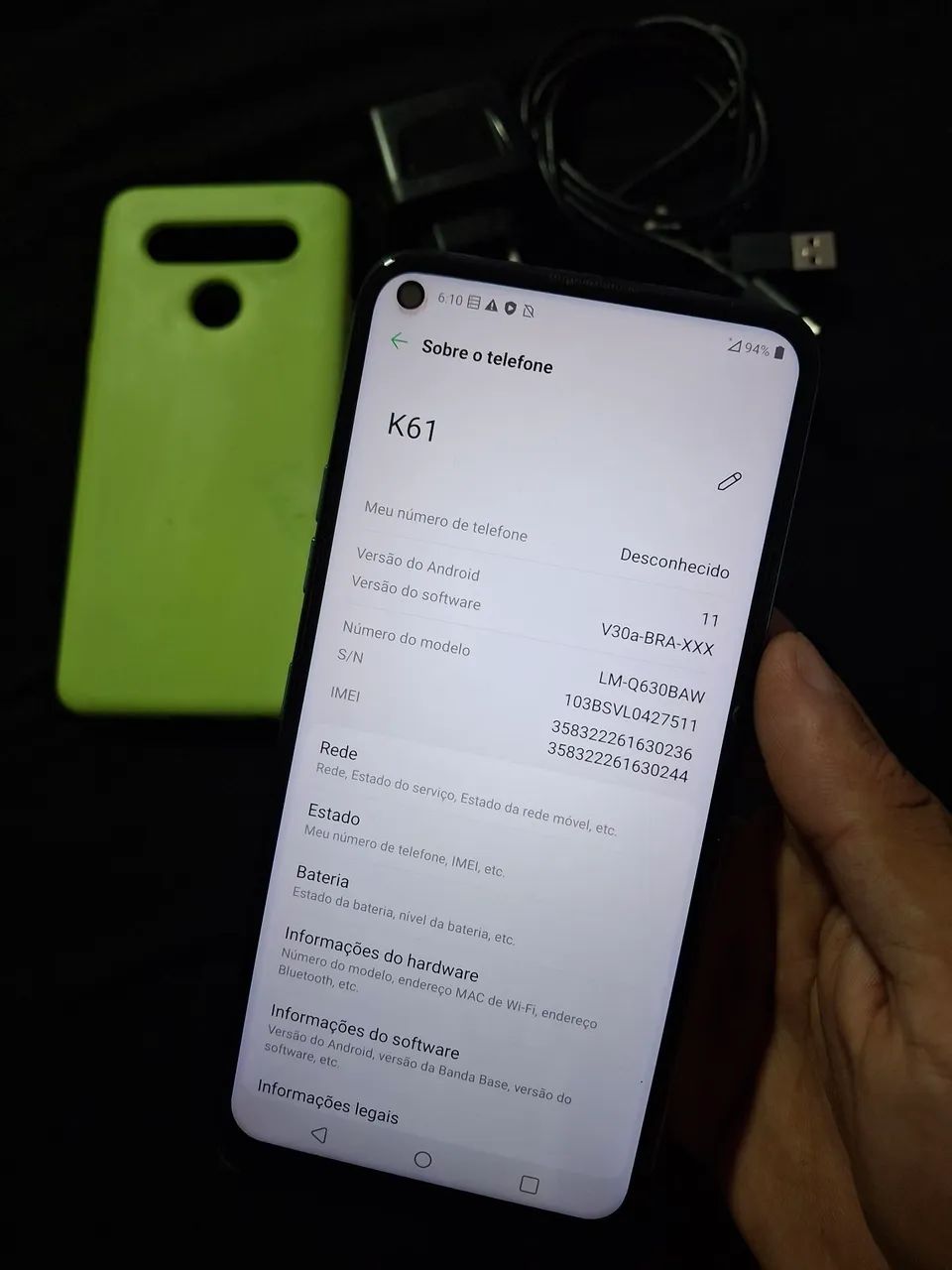 Vendo celular LG K61 - Foto 4