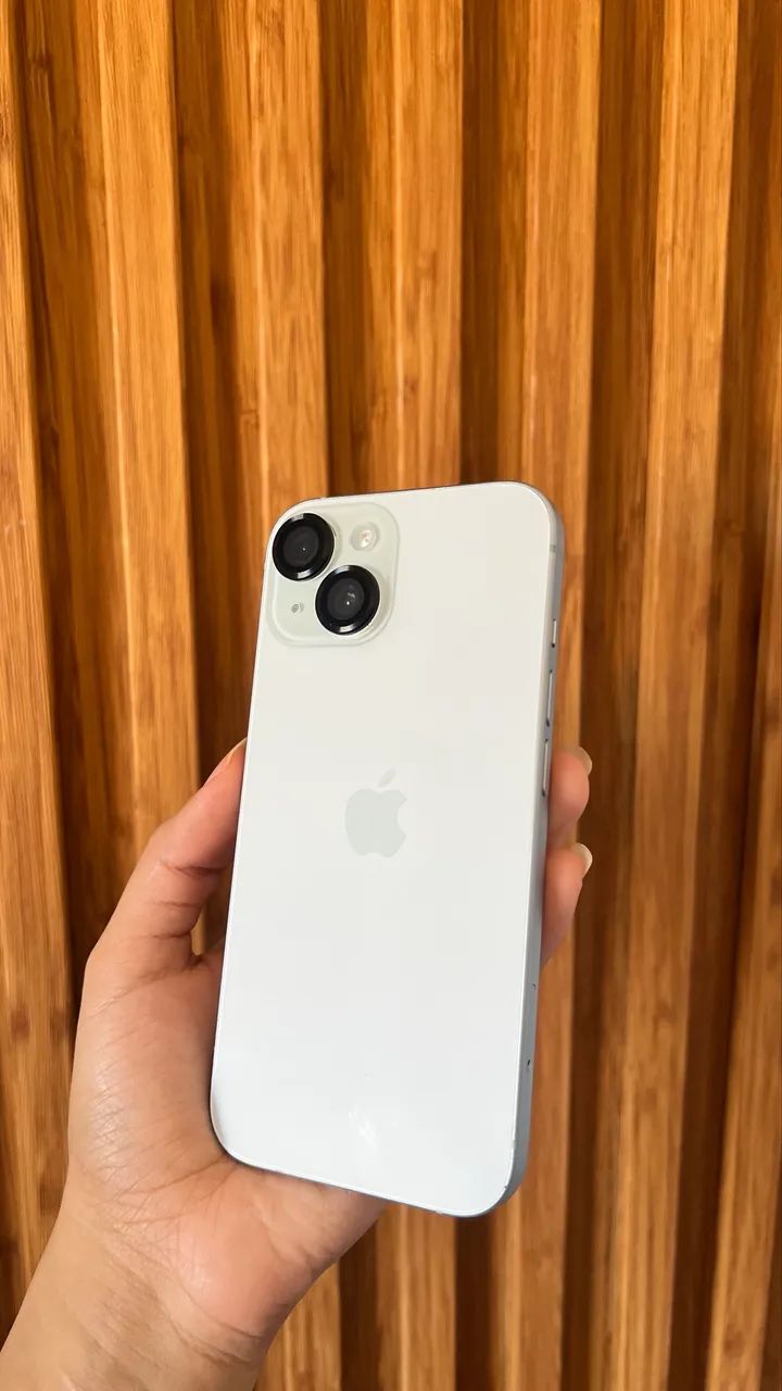 iphone 15 branco azulado 256g