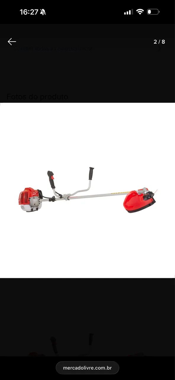 Roçadeira profissional Kawashima 43cc NOVA  - Foto 3
