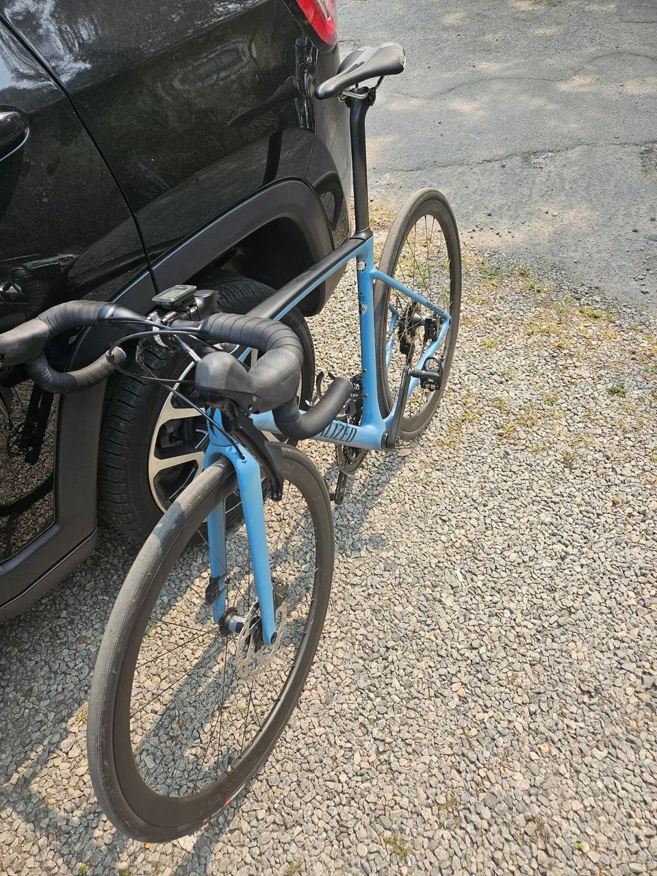 Bike Specialized roubaix com roda Roval de carbono C38 - Foto 3