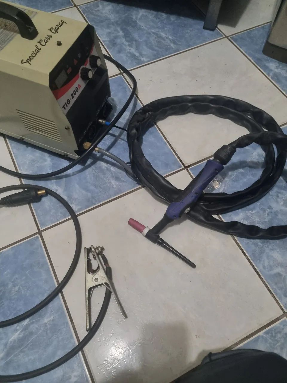 MAQUINA TIG 200A - QUALIDADE 10 - Marca Cig - Zerada - tocha alta frequência - NACIONAL - Foto 3