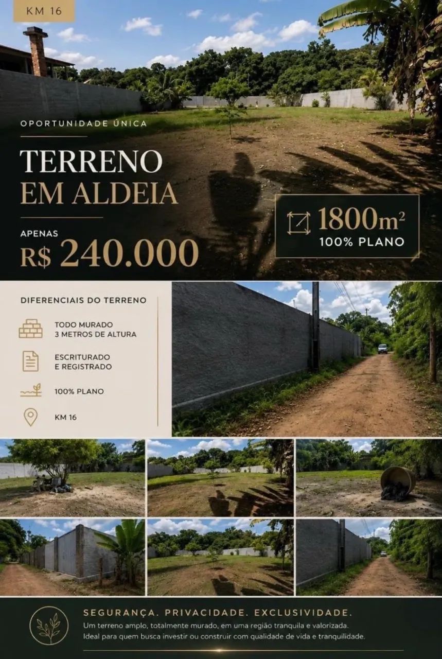 Oportunidade Terreno em Aldeia   
