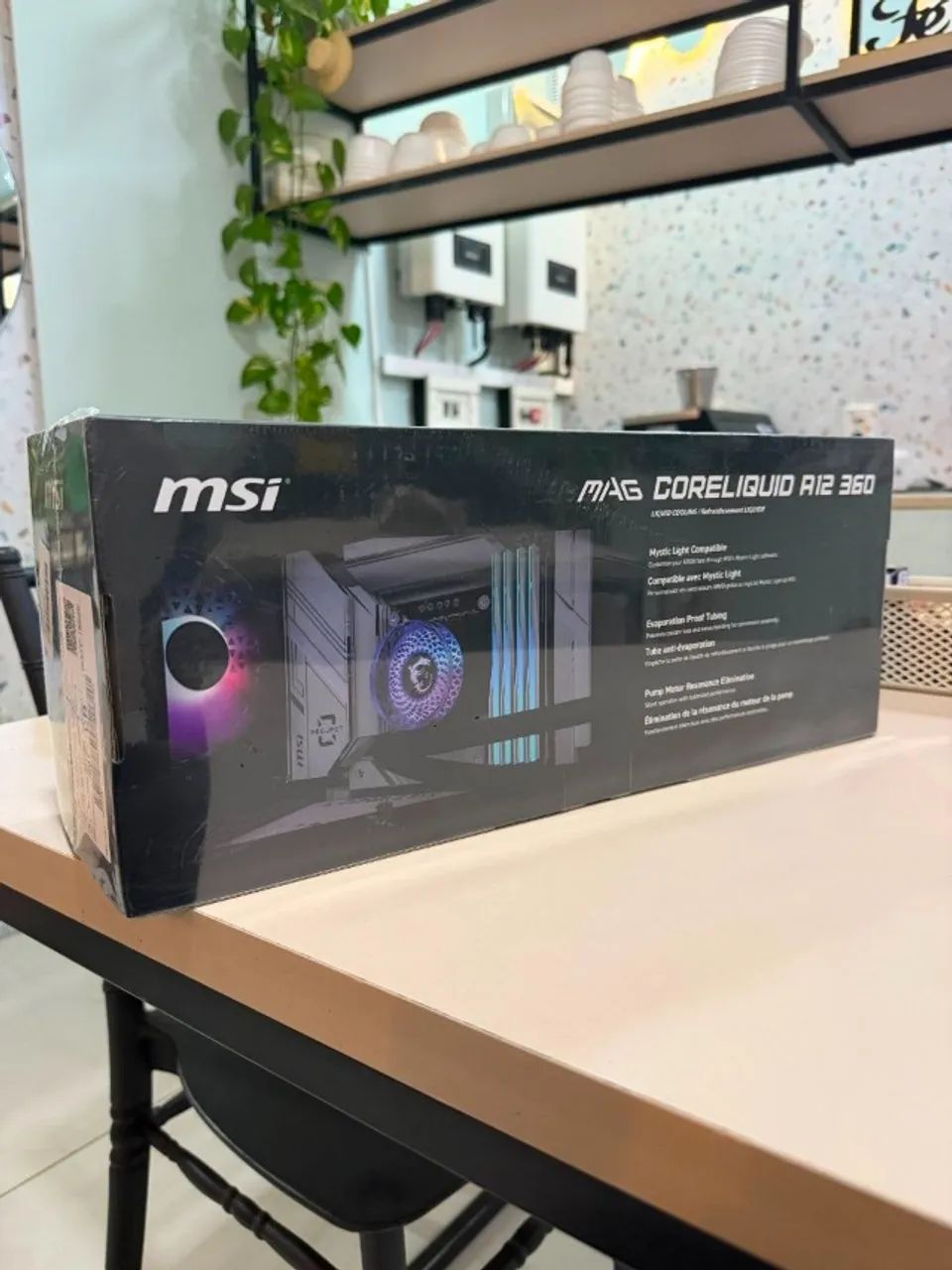 Water Cooler MSI MAG Coreliquid A12, ARGB, 360mm, Intel e AMD, Preto(Lacrado) - Foto 2