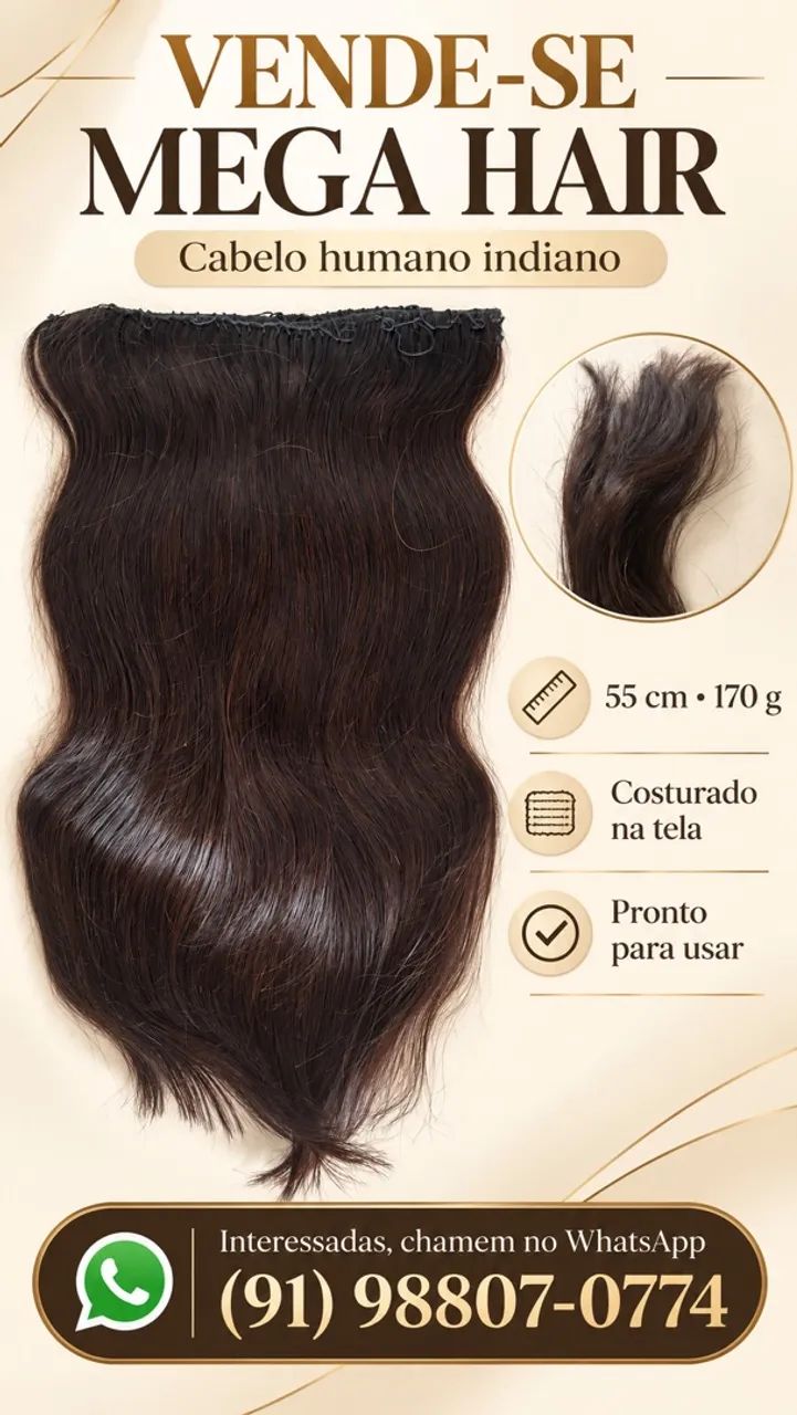Mega Hair/ cabelo humano