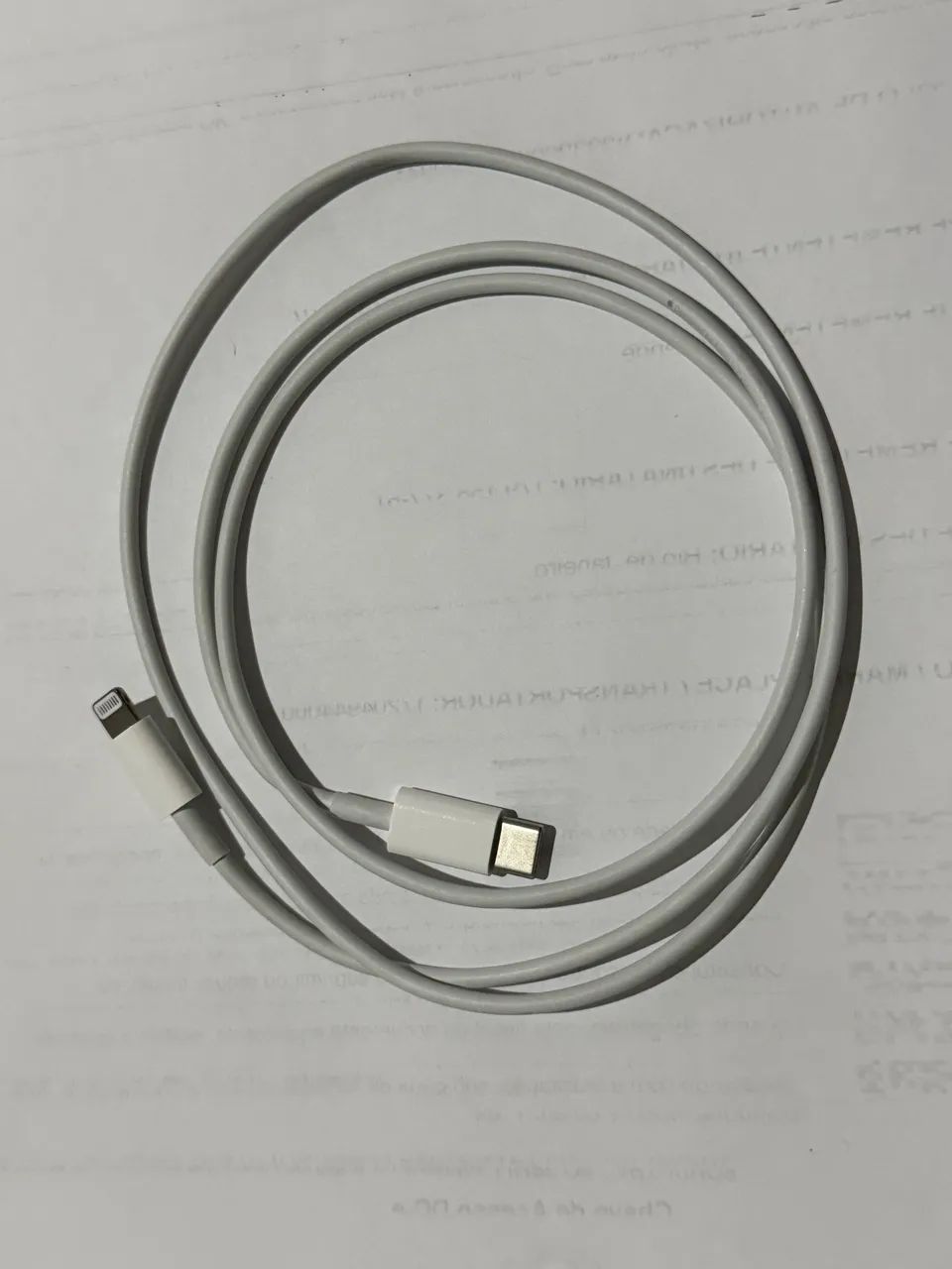Cabo iPhone Apple USB C para Lightning original 