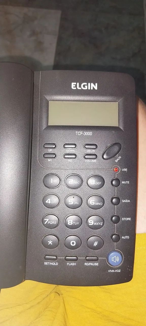 Telefone com fio e identificador de chamada Elgin - Foto 2