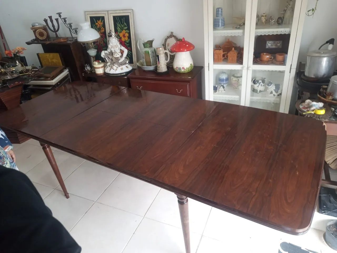Mesa de jantar para até 10 cadeiras anos 70 - Foto 3