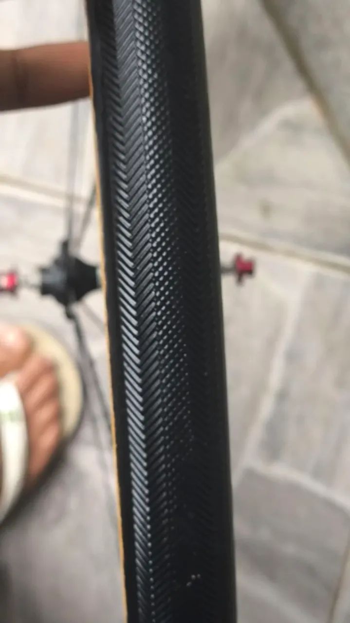 PAR DE RODA DE CARBONO TUBULAR  - Foto 3