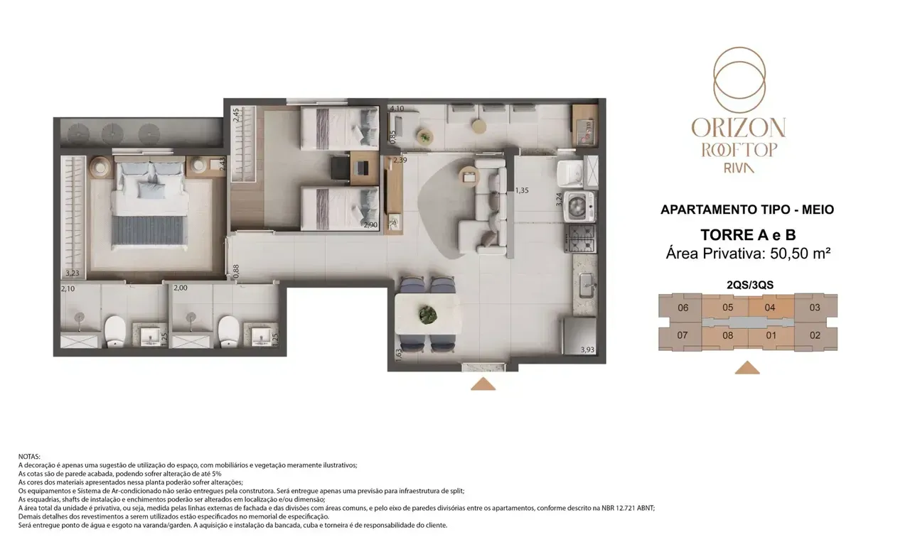 PLANTA 50m²