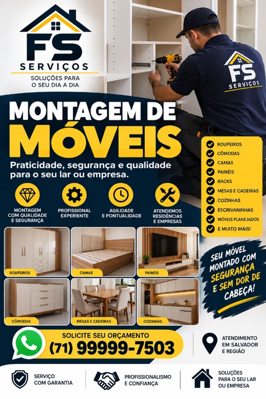 montagem de moveis