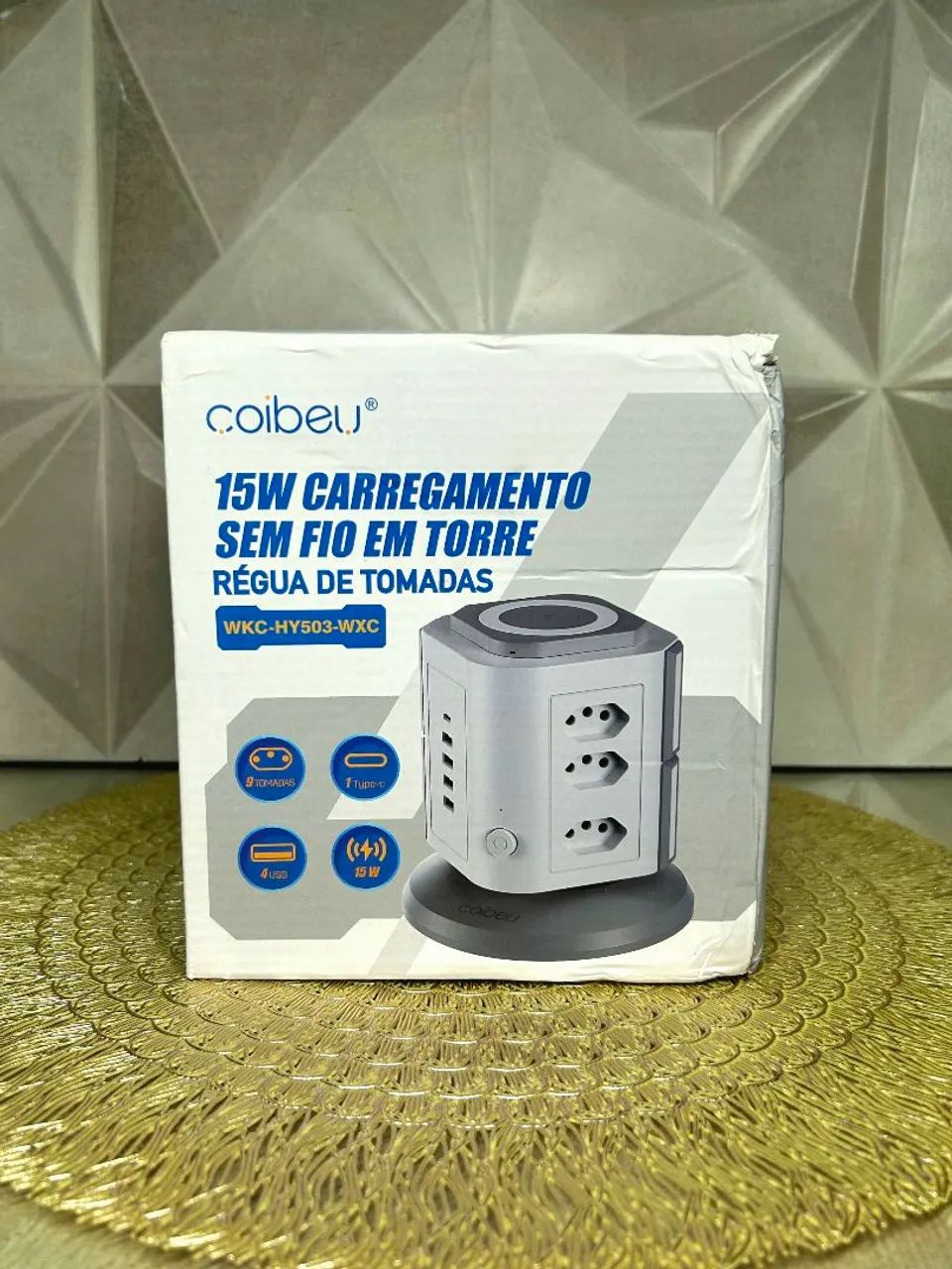 Torre de Tomadas Elétrica Coibeu - Organização e Segurança em um Só Produto