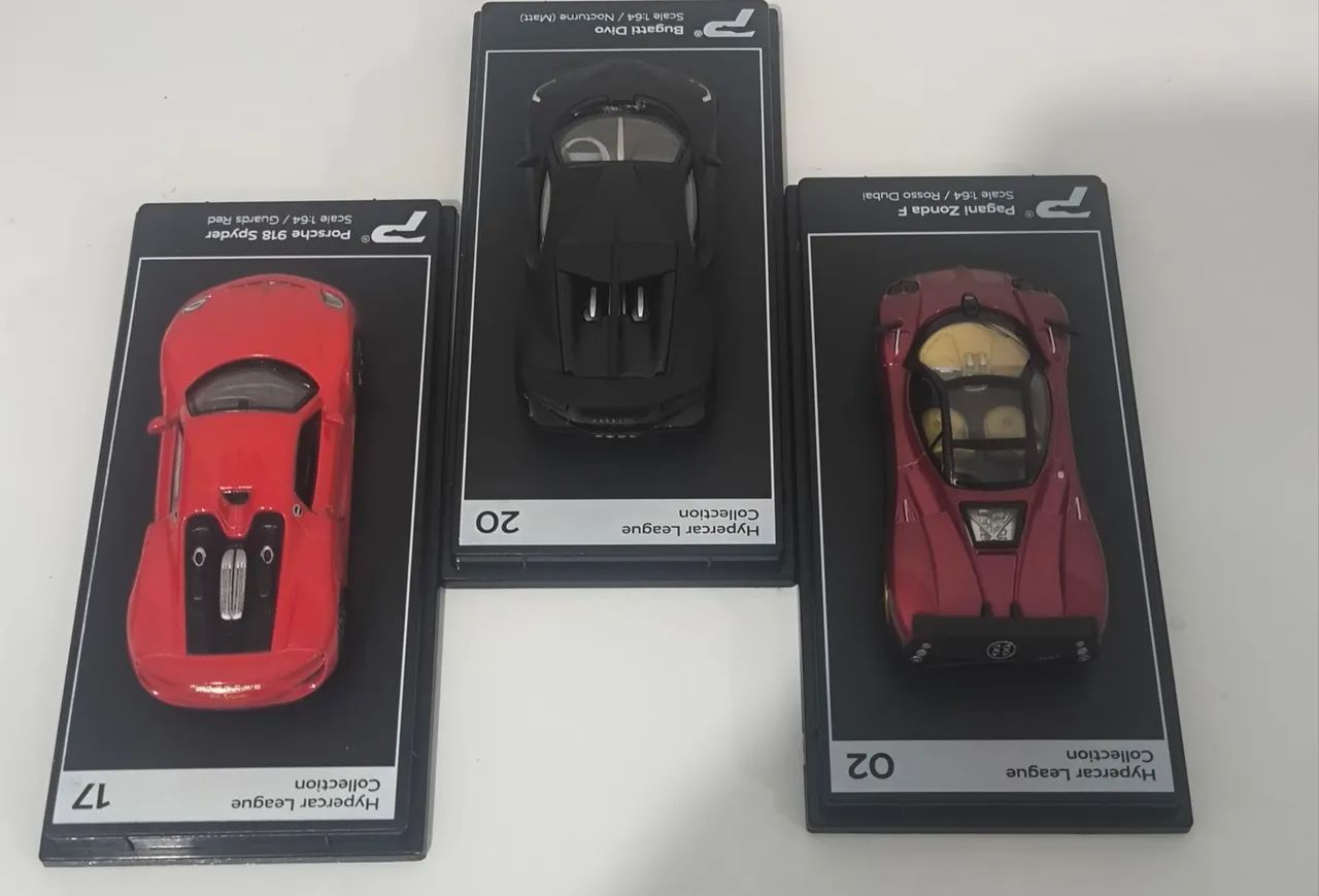 Hot Wheels/Postercars Porche, Bugatti e Pagani  - Foto 3
