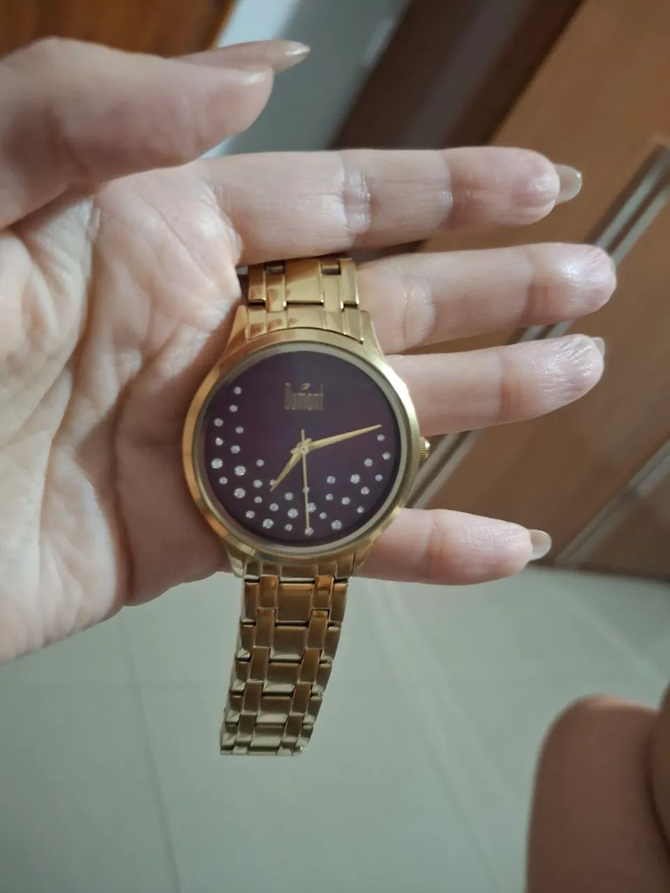 Relogio dourado dumont - Foto 5