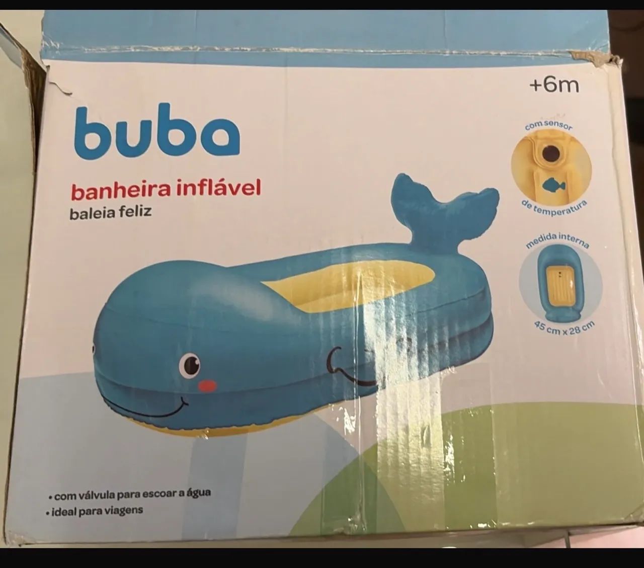 Banheira inflavel marca Buba
