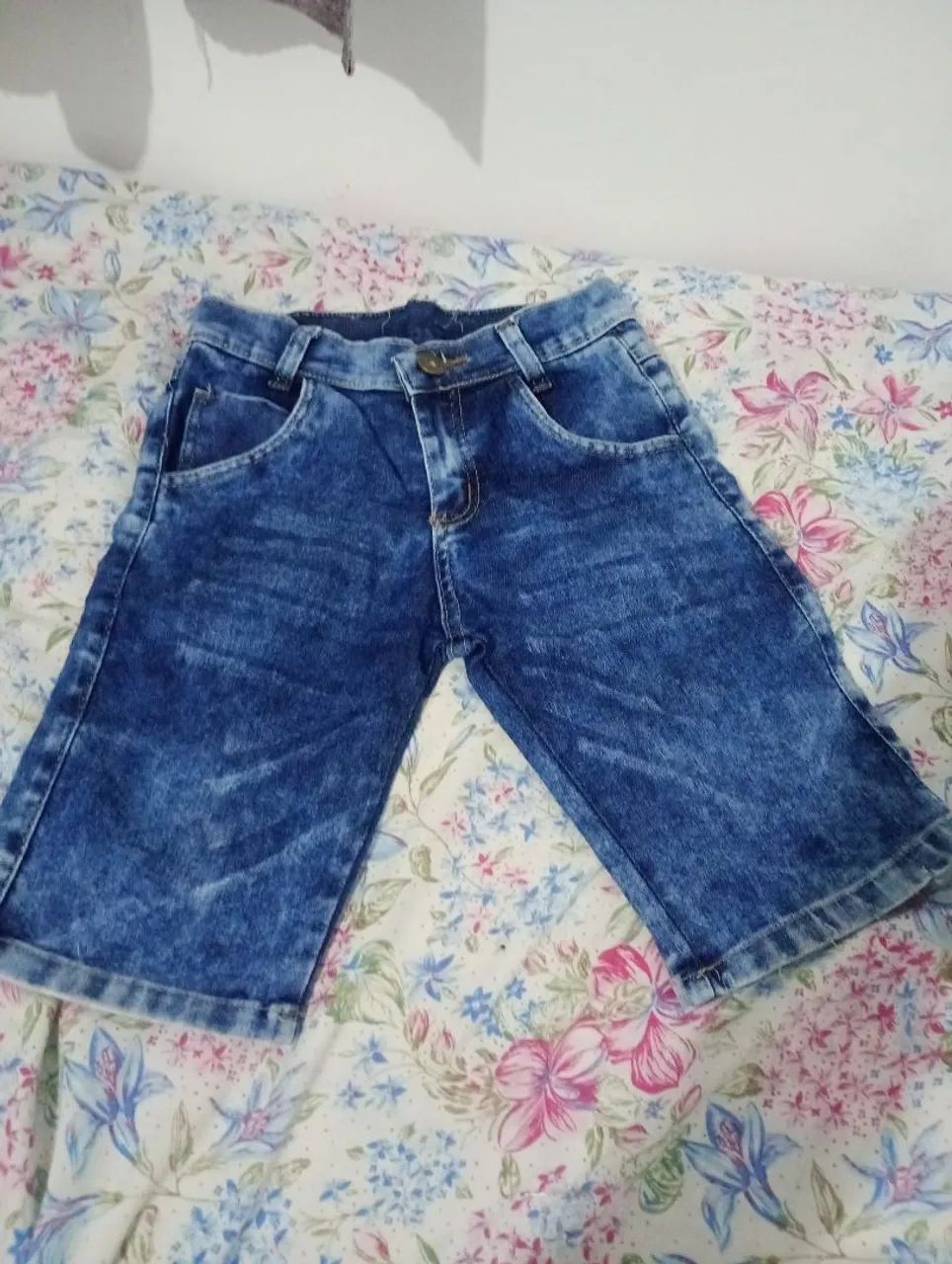 Bermuda jeans tamanho 10