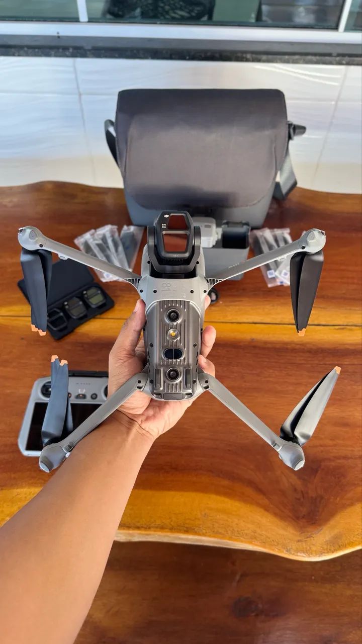 Dji Air 3s Combo com Tela - 2 semanas de uso SUPERNOVO - Foto 4