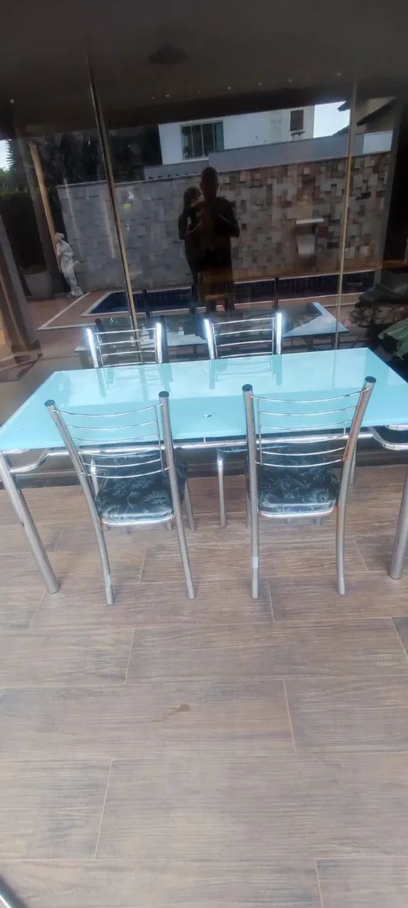 Mesa de jantar 4 cadeiras - Foto 2