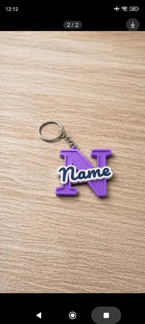 CHAVEIRO NOME PERSONALIZADO - Foto 2