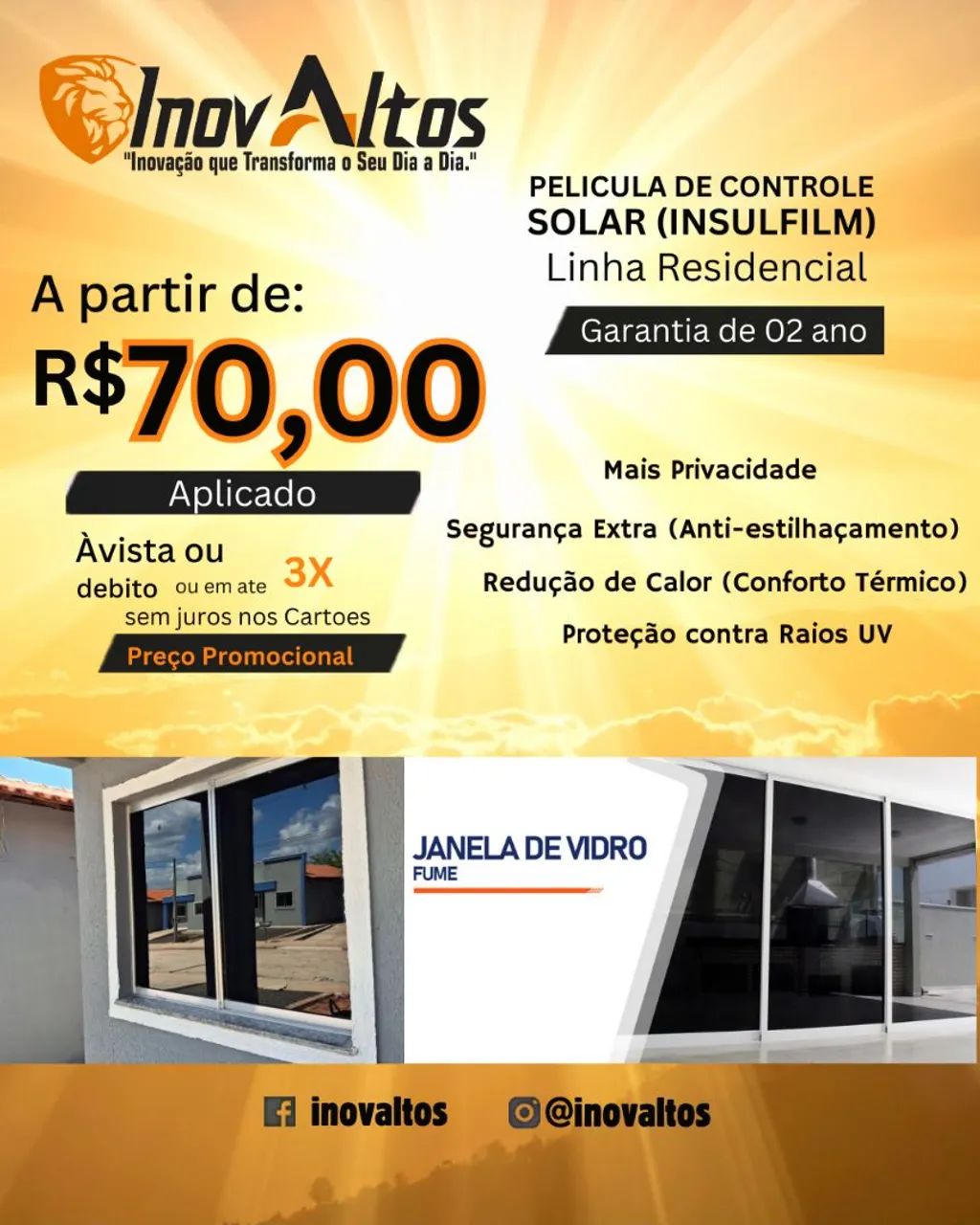 Pelicula de controle solar  - Foto 3