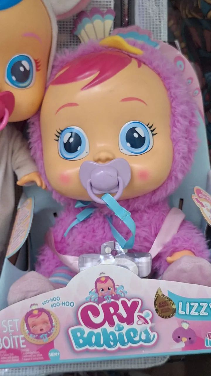 Brinquedos e Boneca Cry Baby, Chora de verdade - Foto 5