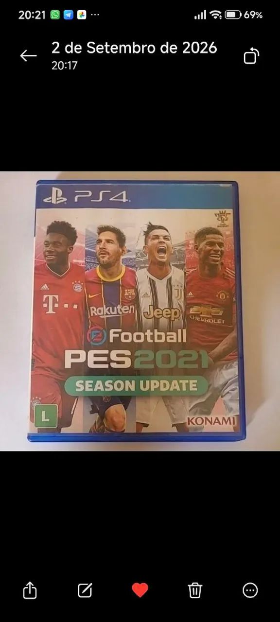 vendo pro evolution soccer 2021 (PES 21) de PS4 - Foto 2