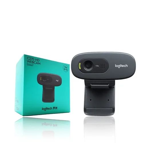 Webcam Logitech C270 HD 720p com Microfone Integrado - Nova na caixa - Foto 3