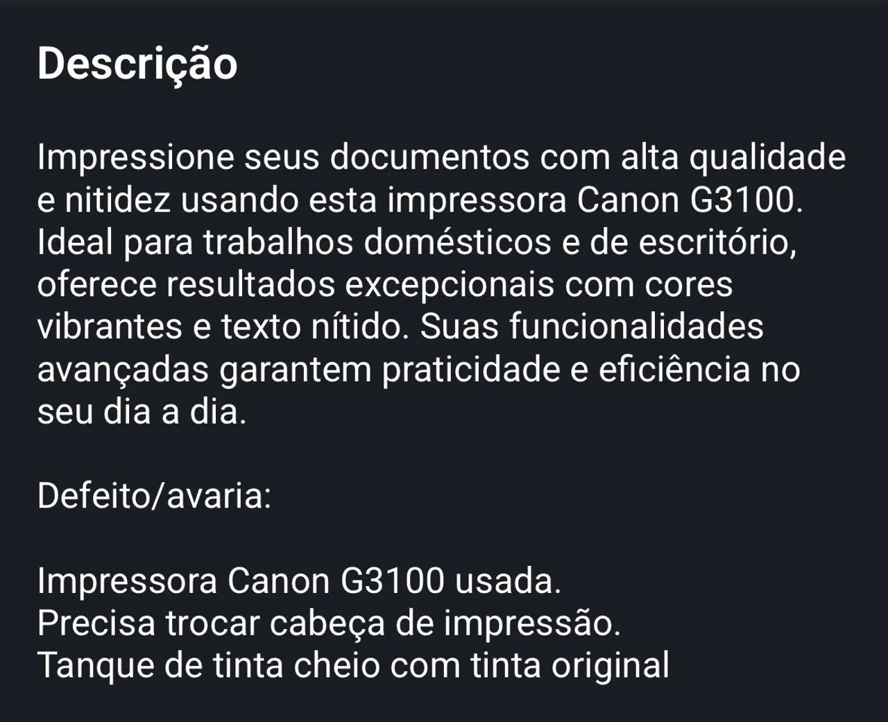 Impressora Cânon com avaria  - Foto 3