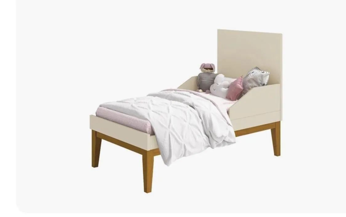 Vendo Berço Mini Cama Noah com Pés Square Mel - Branco Fosco - Foto 5