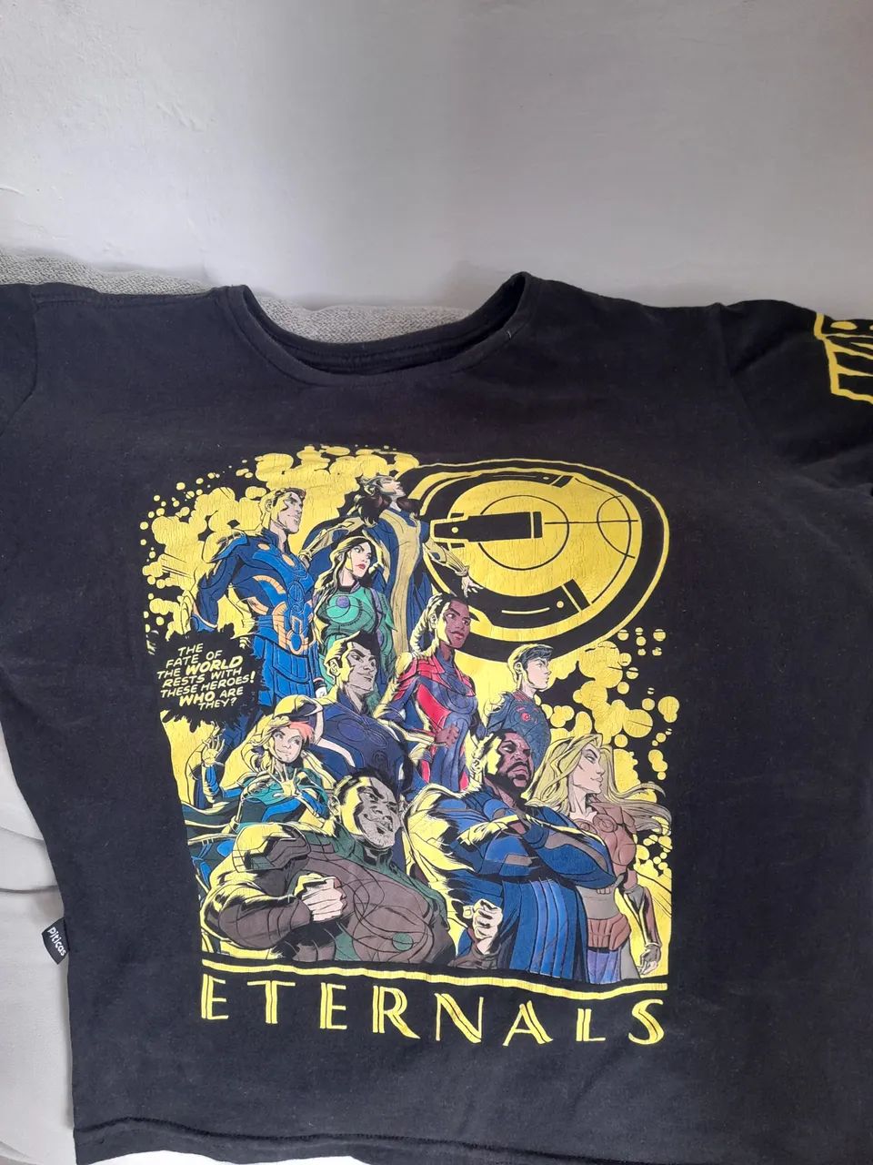 Camisa Eternos da Marvel exclusiva original Piticas