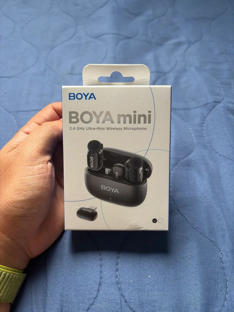 Microfone Sem Fio Boya Mini-12 Lapela 