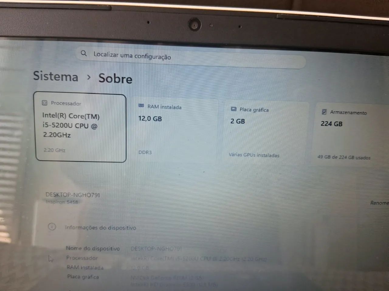 Notebook Dell i5 12 gigas - Foto 4