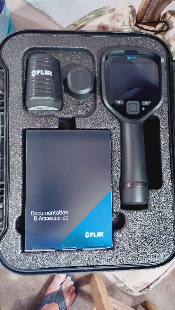 Câmera termográfica FLIR E8pro Nova na caixa  - Foto 4